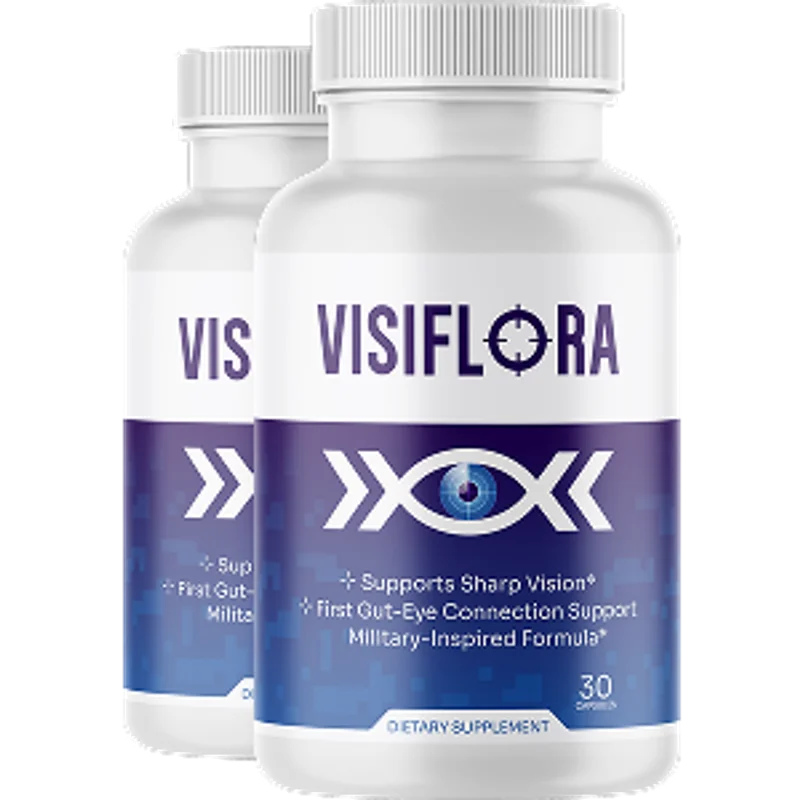 VisiFlora Longevity & Vitality Relief Supplement — 2 Bottle / 60 Day Pack